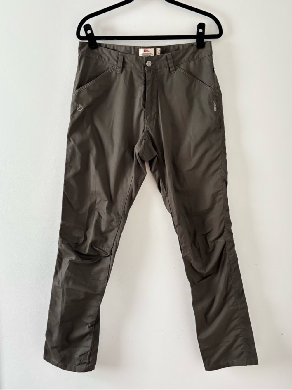 Fjallraven Men’s High Coast Trousers Bottoms Khaki Rewaxable G-1000 Waterproof